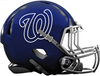 Washington Nationals Custom Concept Navy Blue Mini Riddell Speed Football Helmet