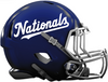 Washington Nationals Custom Concept Navy Blue Mini Riddell Speed Football Helmet