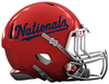 Washington Nationals Custom Concept Red Mini Riddell Speed Football Helmet