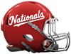 Washington Nationals Custom Concept Red Mini Riddell Speed Football Helmet