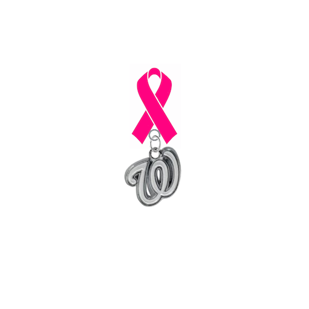 Washington Nationals MLB Breast Cancer Awareness / Mothers Day Pink Ribbon Lapel Pin