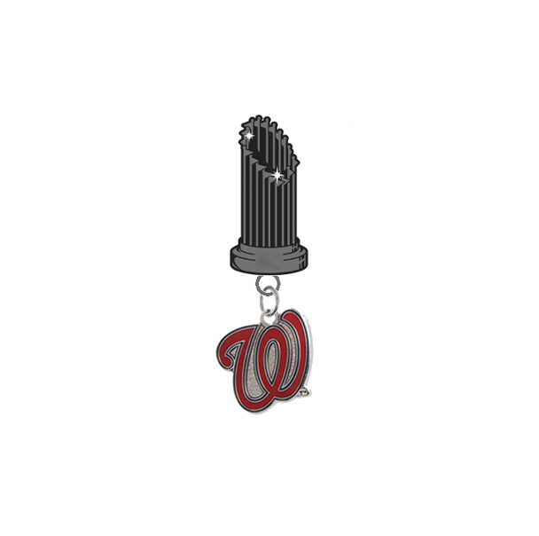 Washington Nationals Style 2 MLB World Series Trophy Lapel Pin