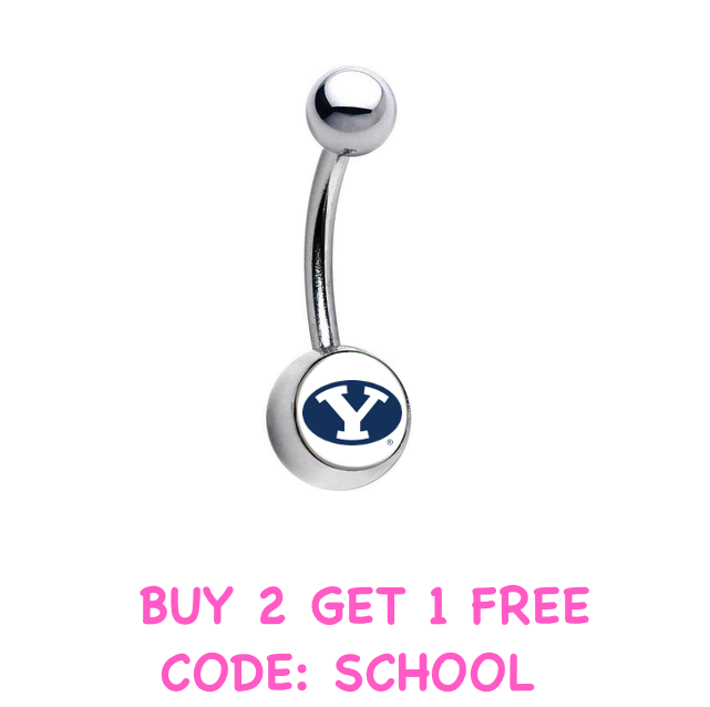 BYU Brigham Young Cougars Classic Style 7/16